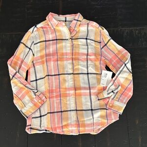 NWT Plaid Shirt - Size M (8)